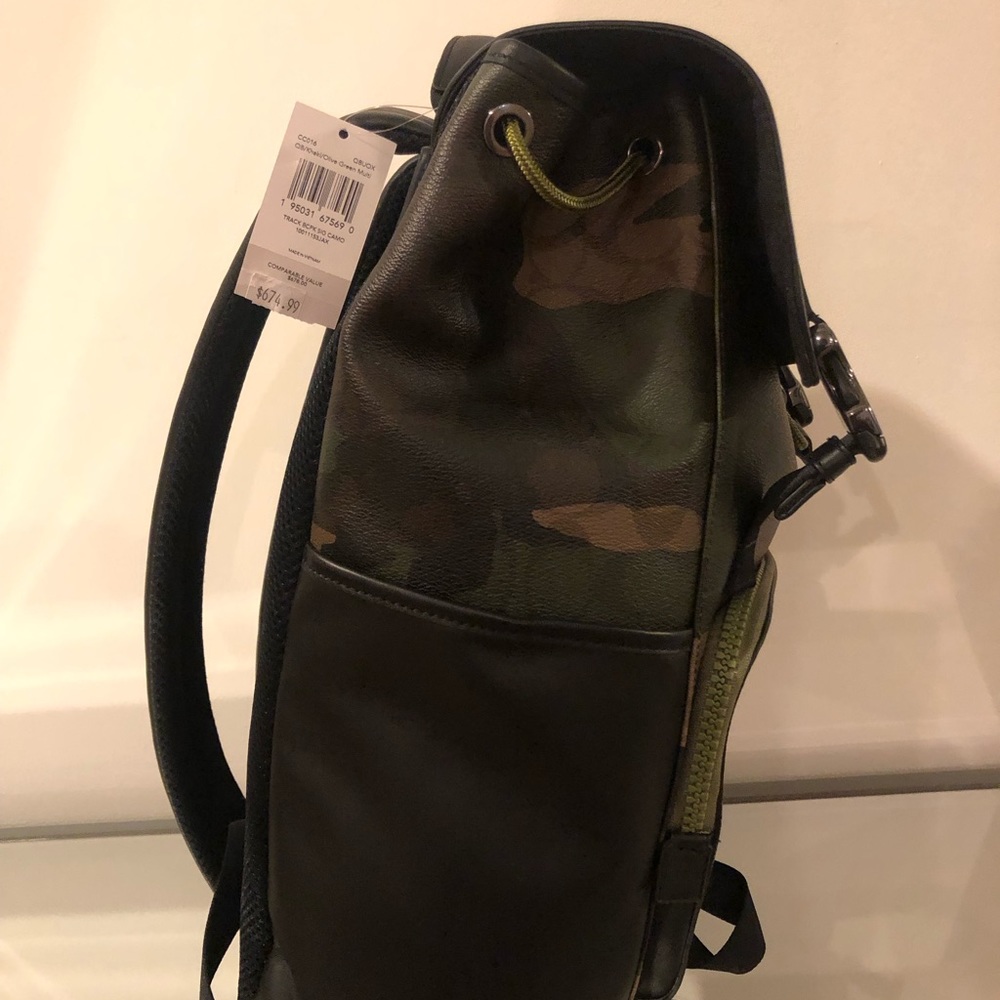 Coach camouflage leather back pack - Picture 7 of 8